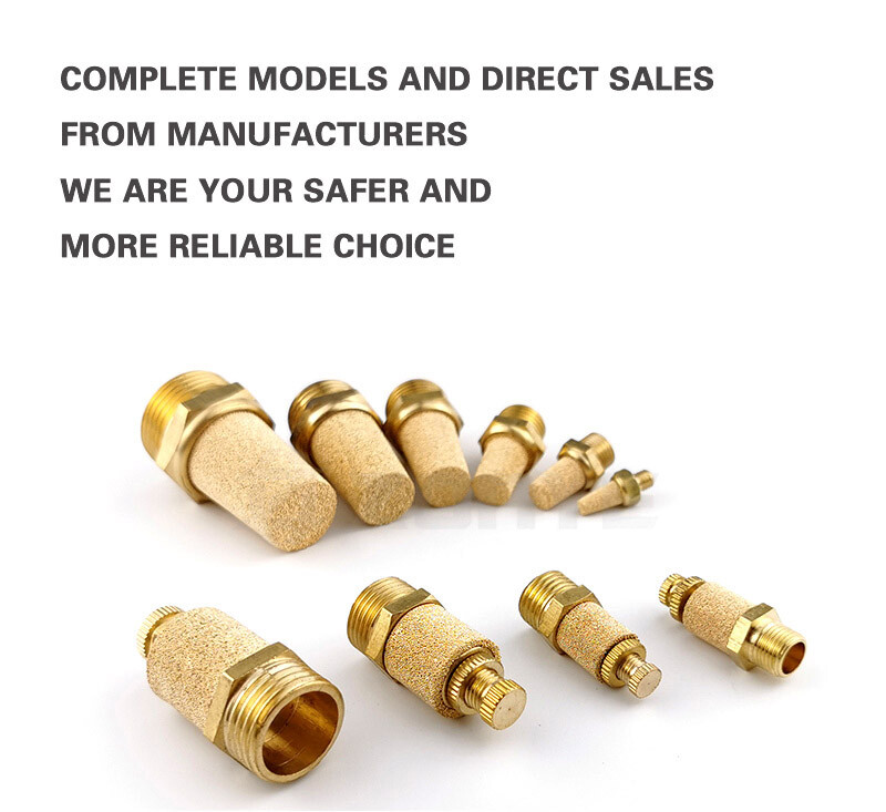 PATIKIL Air Pneumatic Mufflers, Top Adjustable Air Flow Speed