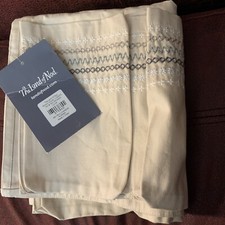 Land of Nod Hushaby Embroidered Changer Runner Caddy Organizer Organic Cotton