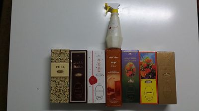 Abaya-Hijab-Khimar-Kopftuch-Bukhoor-Al-Rehab Parfüm Spray-500 ml(20 Euro pro 1 L