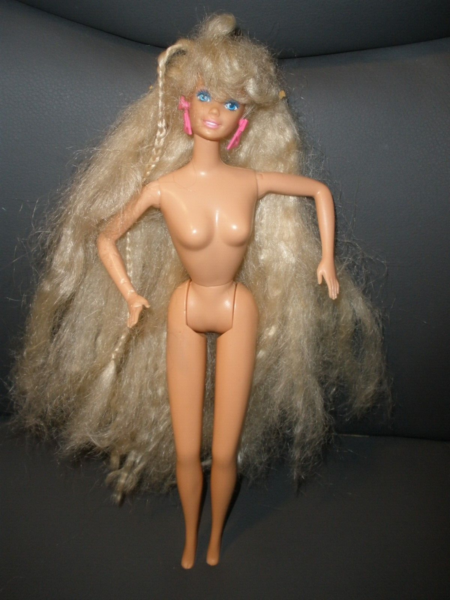 Totally Hair Barbie Doll Blonde 1991 Mattel (see description)