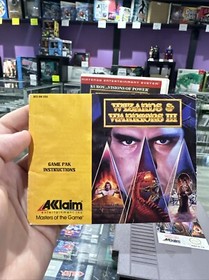 Wizards & Warriors III: Kuros: Visions of Power (Nintendo NES) In Rental Case