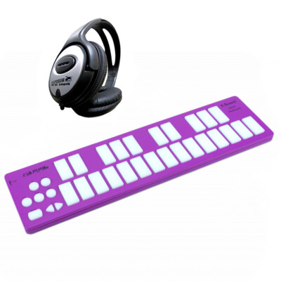 Keith McMillen K-716C-O K-Board MIDI-Controller Orchid + keepdrum Kopfhörer