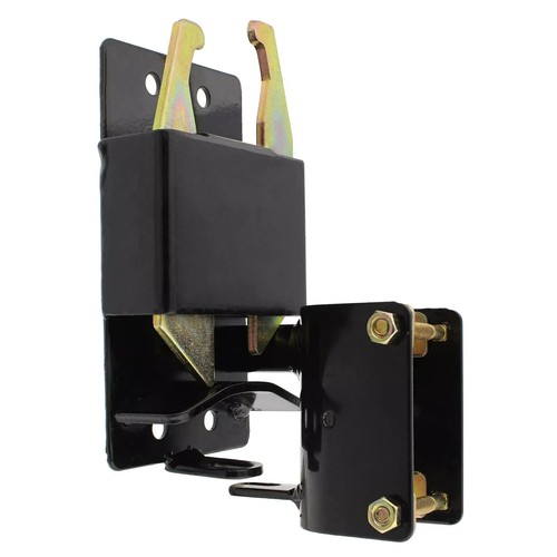 4PK Black Lockable Two-Way Gate Latch for Stables Farms Pet Cages Livestock - Picture 3 of 6