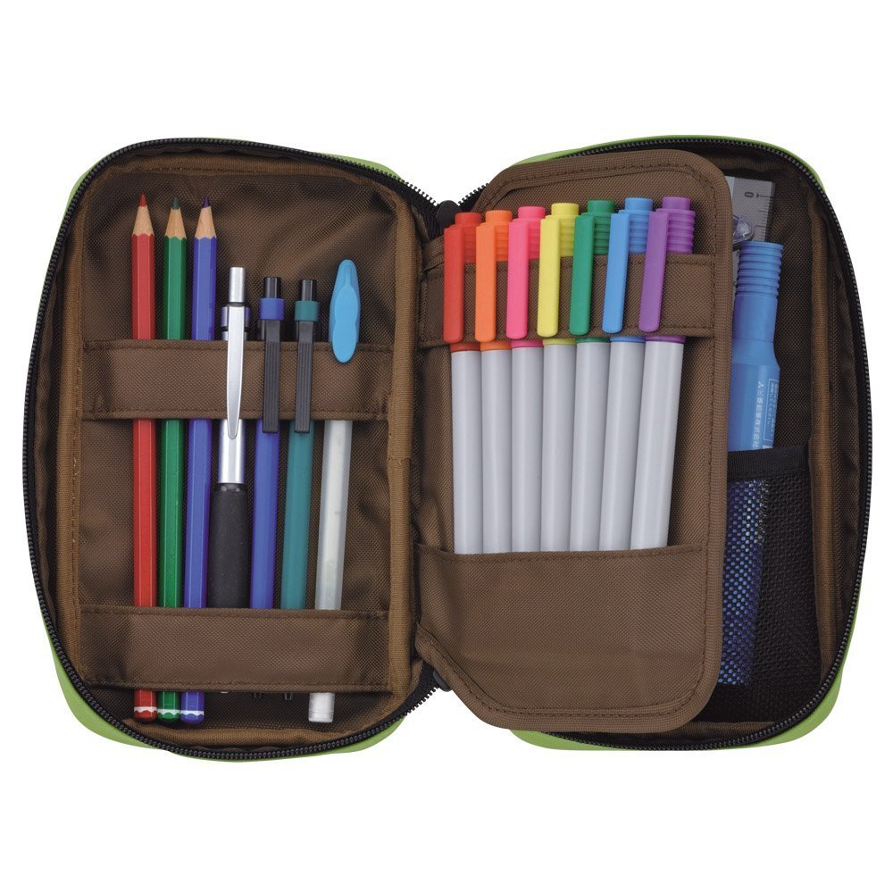 LIHIT LAB Japan Pen Pencil Case 200mm A7551-6 Green | eBay