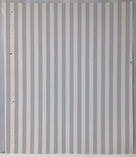 1980s Vintage Wallpaper Sample Kingfisher Bed Bath Pattern Night Stripe 20563