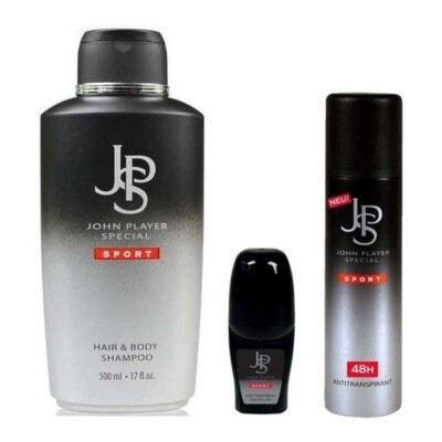John Player Special Sport Aqua Hair & Body Shampoo – 500 Ml, Belebendes Pflegeshampoo Für Tägliche Anwendung