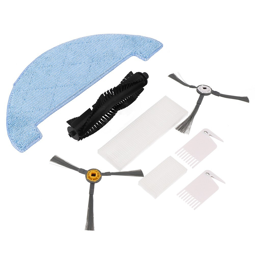 For +360 P7 Robot Vacuum Mop Accessory kit Side Brushes Water Tank Air Filters