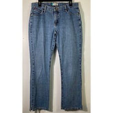 Womens Vintage Wrangler CashCowgirl Fit Riding Blue Jeans 11/12 Flaw