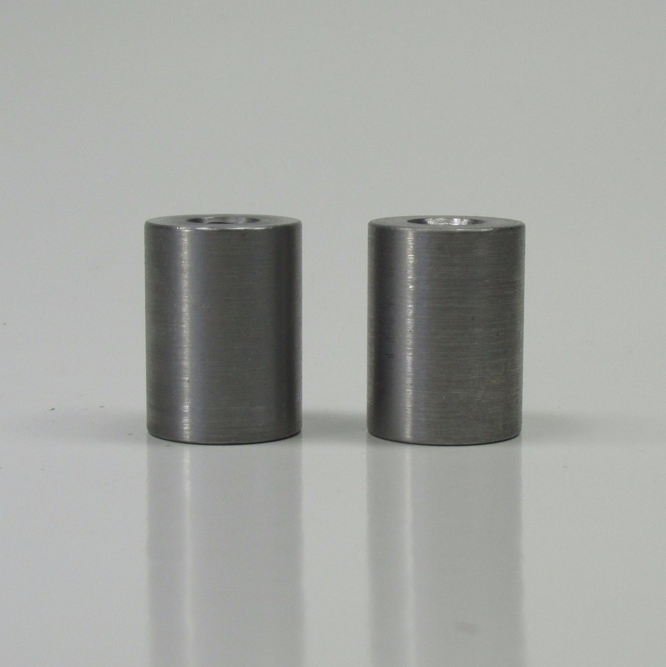 5/16-18 Steel Threaded Bungs - 2 Pack USA Made Motorcycle Fabrication Parts For Choppers Bobbers 745610