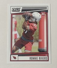 2022 Panini Score Ronnie Rivers RC #346 Arizona Cardinals