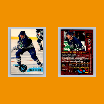 Andrew Cassels #61 1995 Stadium Club Hartford Whalers Hockey Card