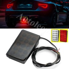 Luces de freno traseras intermitentes universales 15 LED tercera tercera tercera estroboscópica estilo F 1