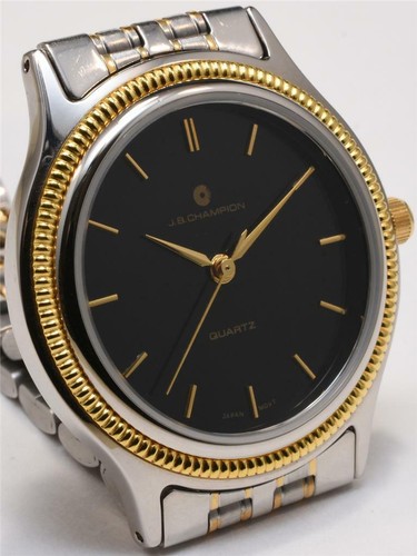 NOS JB Champion SERVICED 34mm Mens Watch 2 Tone Stainless Steel Jubilee Bracelet - Picture 2 of 8