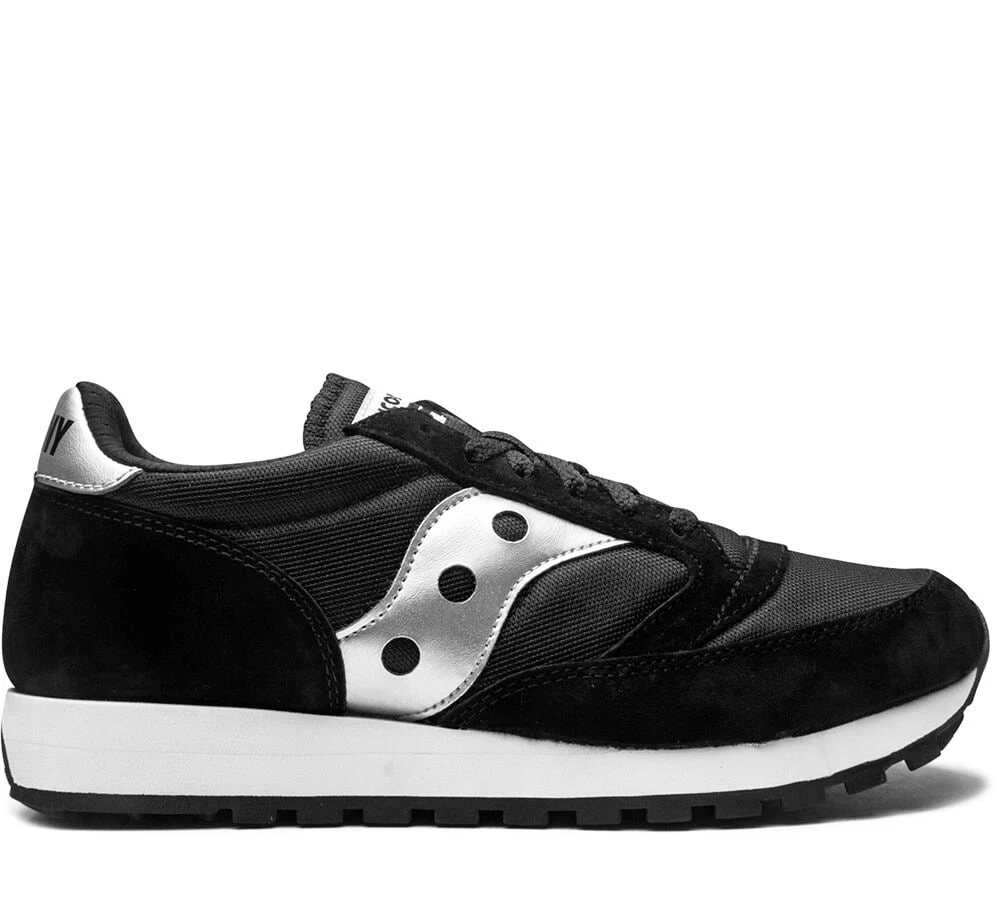 Saucony black and clearance silver