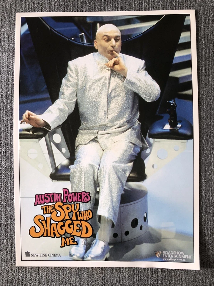 Austin Powers / The Spy Who Shagged Me NEW RARE Lobby Cards VHS Mike Myers 1999 - image 2 of 4