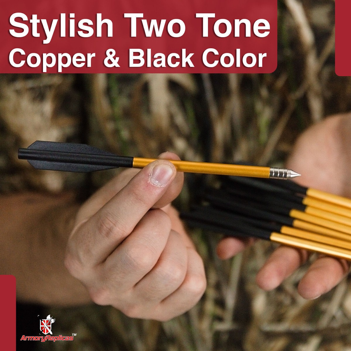 12 Pack Crossbow Replacement Arrows - 6.5 Inch Aluminum Bolts For Pistol Crossbows