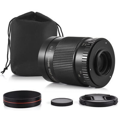 500mm F/7.5 Telephoto Reflex Mirror Lens T-Mount Compatible with Olympus H4D3