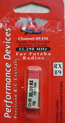 Performance Devices Ch 89 RX Single Conversion FM Crystal für Futaba