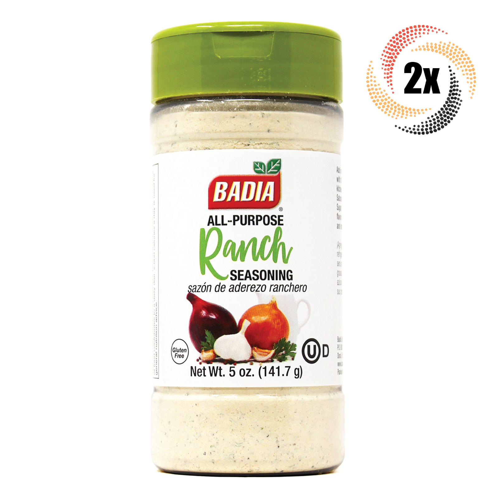 2 шейкера Badia Универсальная приправа для ранчо без жира и глютена 5 унций Быстрая доставка 2790₽