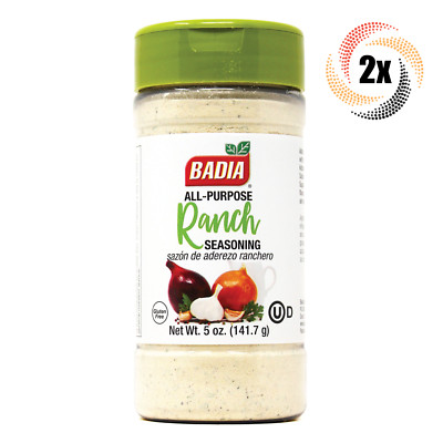 2x Shakers Badia All Purpose Ranch Seasoning Fat & Gluten Free 5oz Fast Shipping