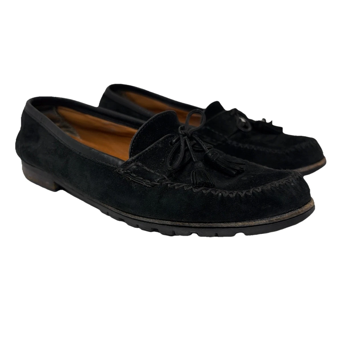 Salvatore Ferragamo woman’s black suede Loafers SALVATORE FERRAGAMO Black Nubuck Suede | Mercari main image 2