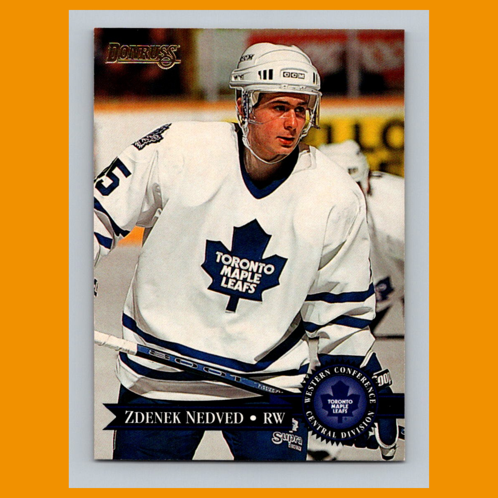 Zdenek Nedved #157 1995 Donruss Toronto Maple Leafs Hockey Card