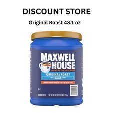 Maxwell House Ground Coffee, Original Roast, Medium, 43.1 oz
