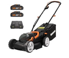 WORX Powershare Cordless Lawn Mower 230㎡ 40V 34cm x2 2.0Ah Battery WG779E.2