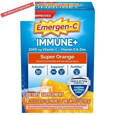 Immune+ Triple Action Immune Support Powder, Betavia (R), 1000Mg, Vitamins C, B