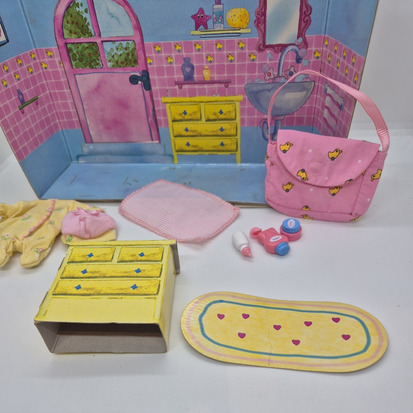 Zapf Creation Baby Born Miniworld Changing Bag Set Room Box Mini World