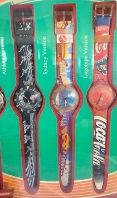 Swatch Coca Cola Sydney 2000 Olympic Watch Set SEALED 5pcs +