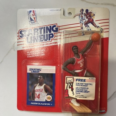 1988 Kenner Starting Lineup Akeem Olajuwon Houston Rockets Figure MOC Sealed