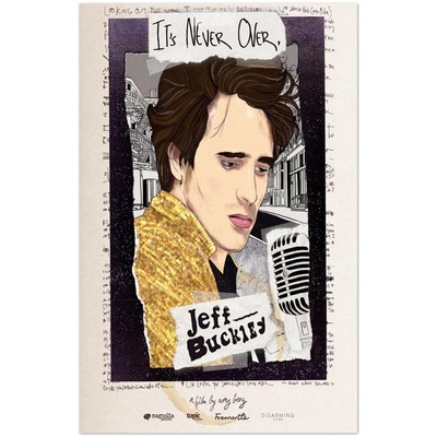 Jeff Buckley Its Never Over Poster  2025 Release