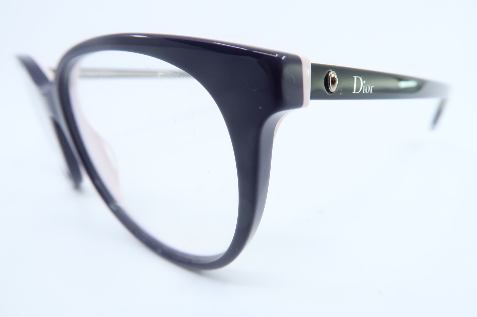 Vintage Dior acetate eyeglasses frames Mod. No.16 140 made in Italy NOS thumbnail 3