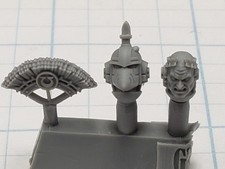 Warhammer 30k Space Marines Bits Ultramarines Mark VI Head Commander Set CC02