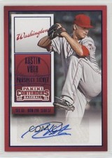 2015 Panini Contenders Prospect Ticket Blue Foil Austin Voth #11 Auto 2f4
