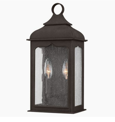 One Kings Lane Hadley Outdoor Wall Sconce, Textured Bronze