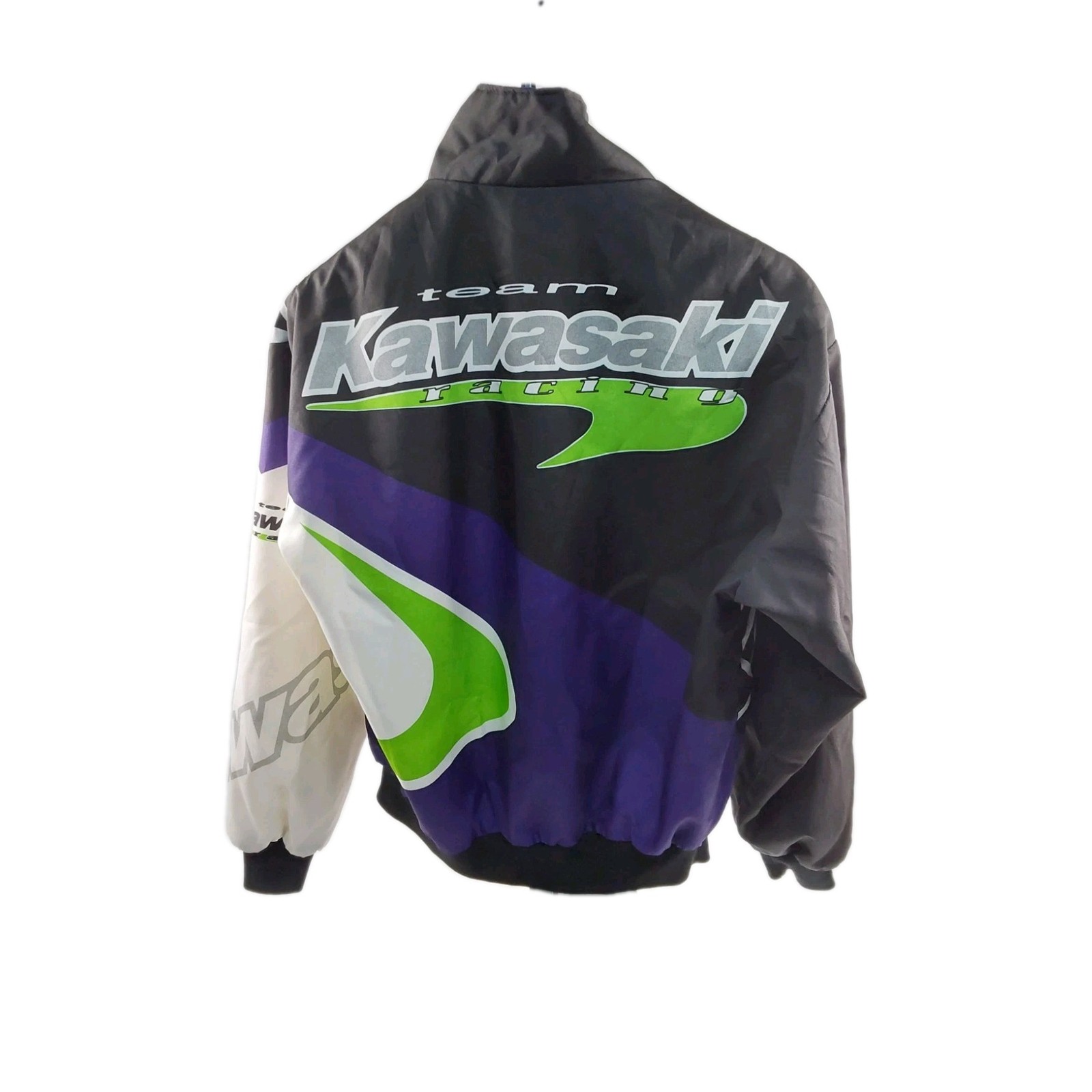 Vintage Swingster Team Kawasaki Motocross Racing Jacket Men's Size L image 3
