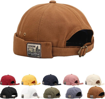 Cotton Docker Cap Quick Drying Cap Ohne Schirm Schnelltrocknend Seemannsmütze Fi