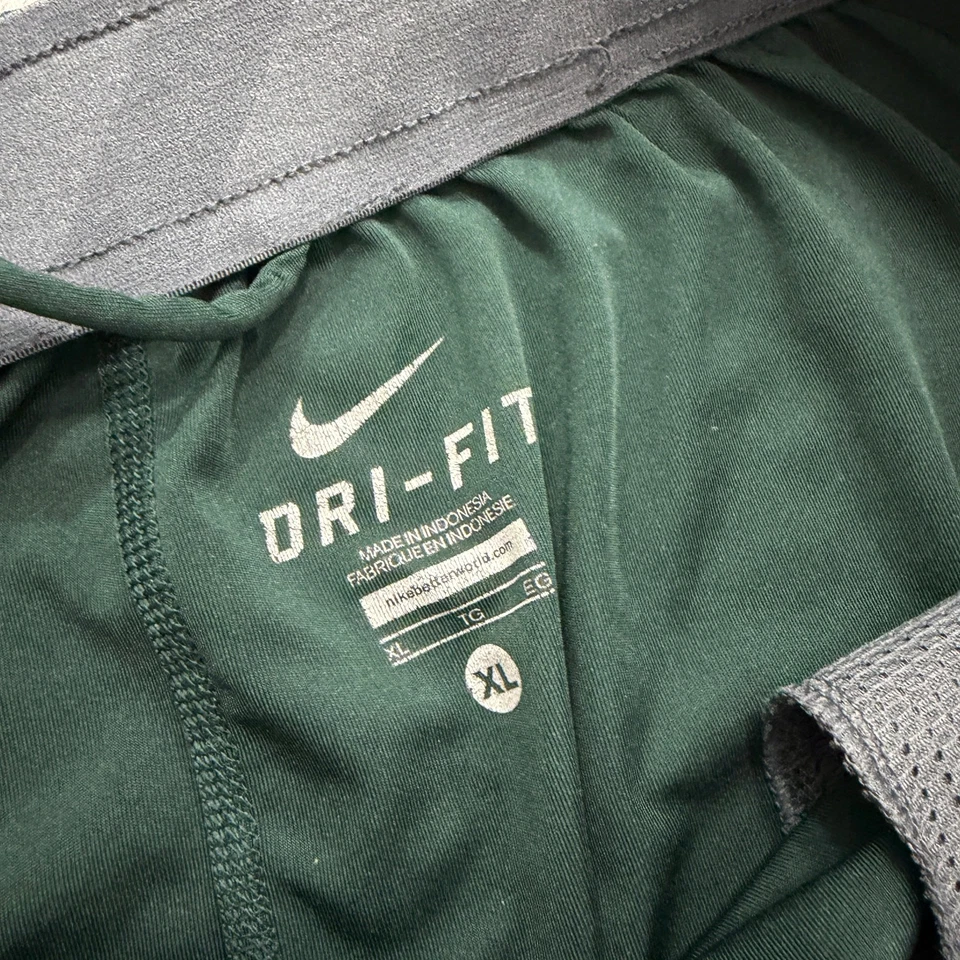 Shorts de basquete Nike Michigan State Spartans masculino extra grande GG verde MSU - Imagem 4 de 4