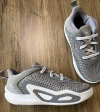 Kids Jayson Tatum Jordan Brand Gray Shoes Size 10C