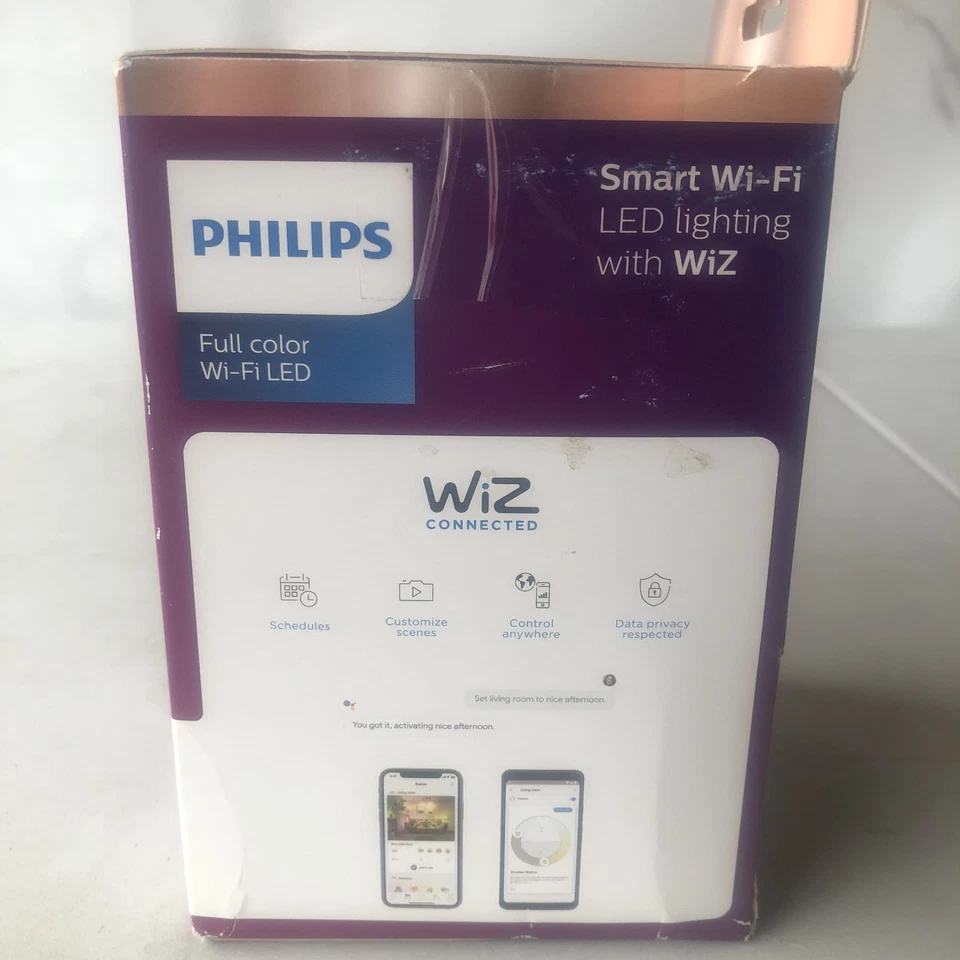 Philips 75-Watt Equivalent PAR30S Smart Wi-Fi LED Color Changing Light Bulb 1pk - Image 4 of 4