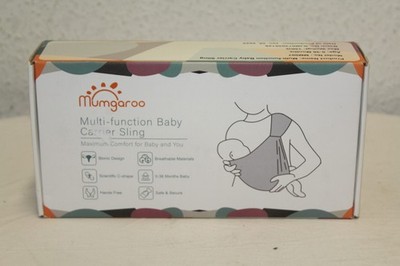 Mumgaroo Multi-function Baby Carrier Babytrage Grau Neu Rechnung MwSt