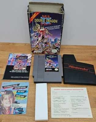  Double Dragon II 2 The Revenge in Box Nintendo NES 1990