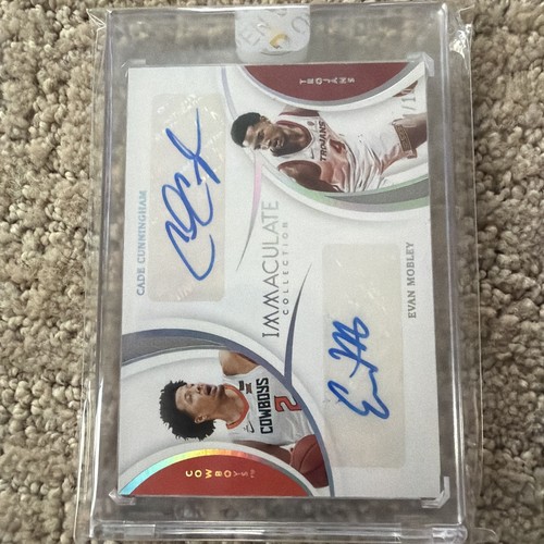 Cade Cunningham/Evan Mobley Auto #/10 - 2021 Panini Immaculate Collegiate Rookie