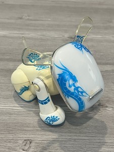 iDog Amp'd Blue DRAGON Music Speaker Hasbro Sega Interactive 2007 WORKS Rare!