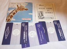 View Master 3 D Scheiben 1 Päckchen Bilder 3 Scheiben Wilde Tiere in Afrika