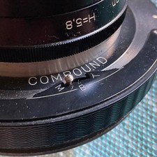 Rodenstock Imagon 300mm Flange Ring for a Compound 5 Shutter. Original