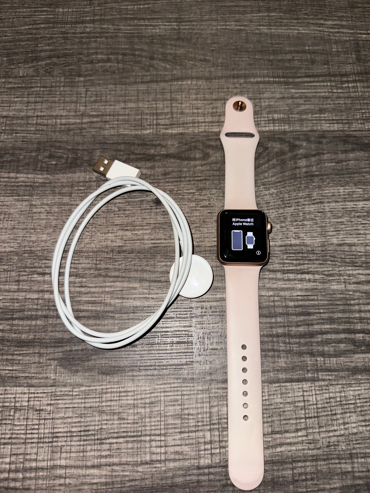 Series 3 38mm Rose Gold Black Band Gps + Cellular Unlocked Lte