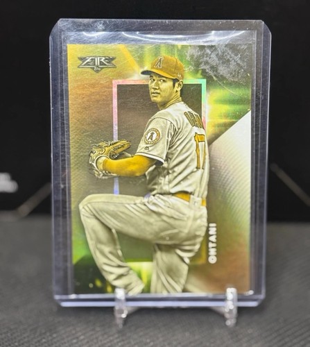 2019 Topps Fire En Fuego Shohei Ohtani #EF-9 Gold Minted Angels